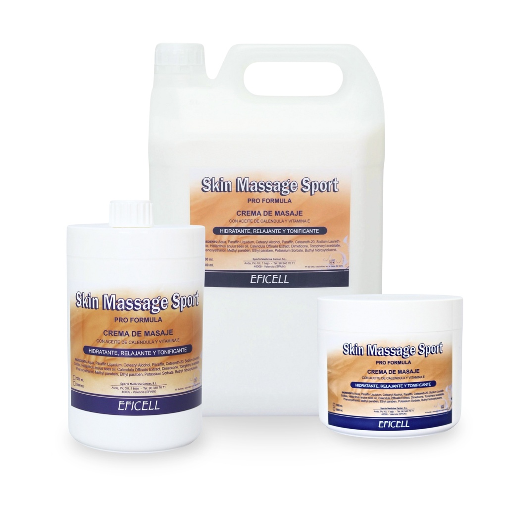 Skin Massage Sport - Crema de masaje Neutra EFICELL