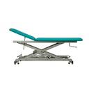 Camilla hidráulica de 2 cuerpos con subida recta sin desplazamiento lateral y con ruedas (MBC-E)