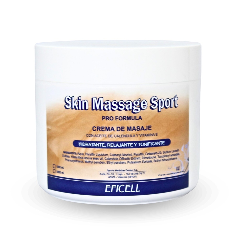 Skin Massage Sport - Crema de masaje Neutra EFICELL