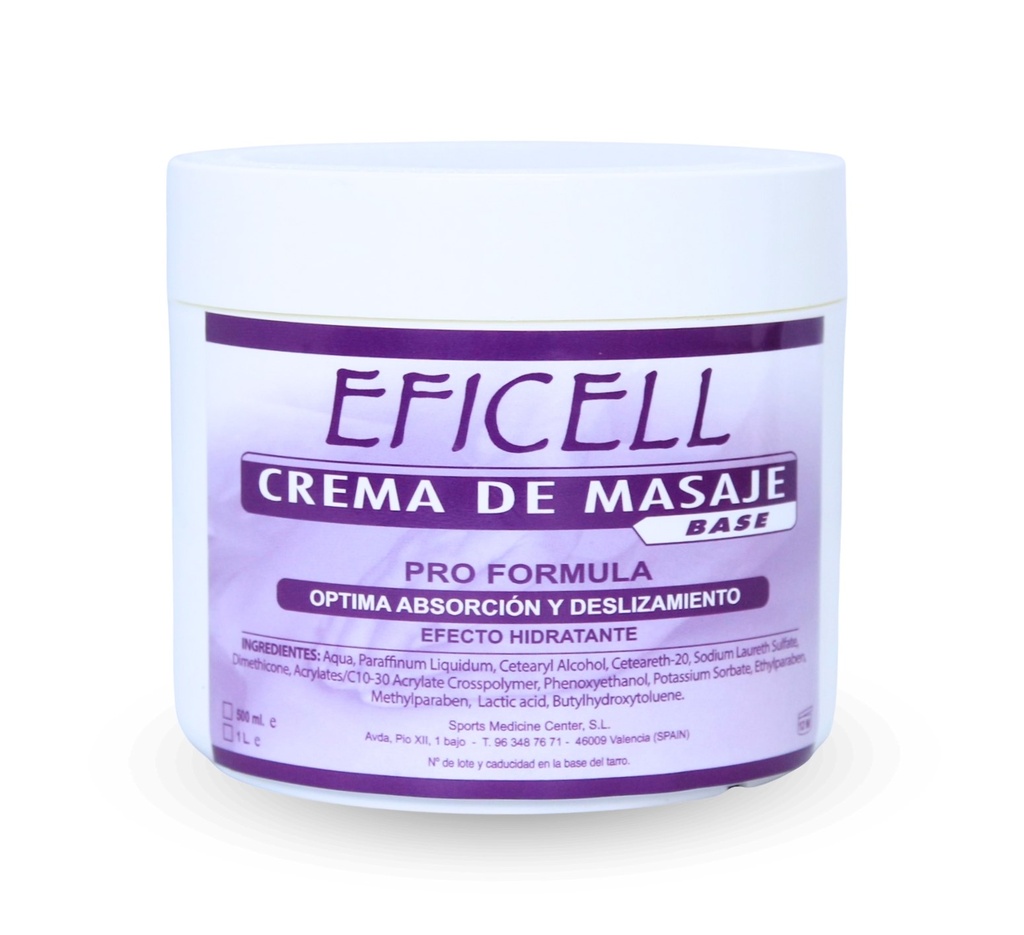 Crema de masaje BASE - EFICELL