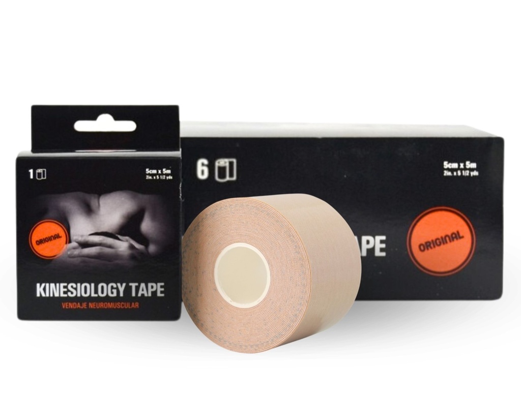 Kinesiotape KCI 5cm x 5 m  Pack de 6ud. 