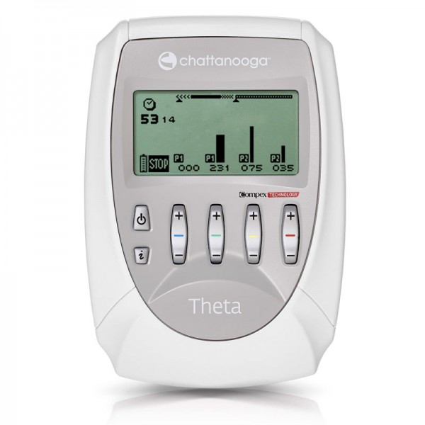 Electroestimulador portátil Chattanooga Theta 500: 4 Canales y 51 Programas. Con NMES y TENS