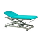 Camilla hidráulica de 2 cuerpos con subida recta sin desplazamiento lateral y con ruedas (MBC-E)