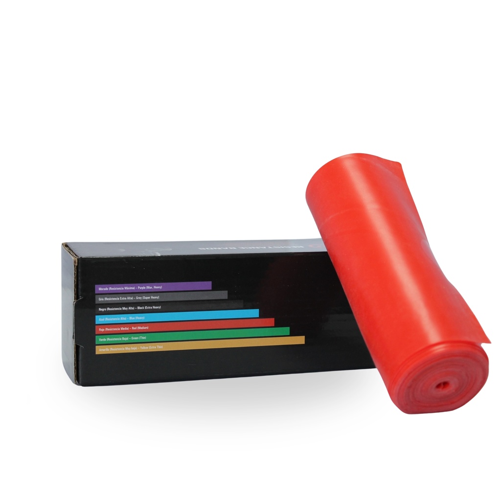 Banda elástica  5,5M Roja