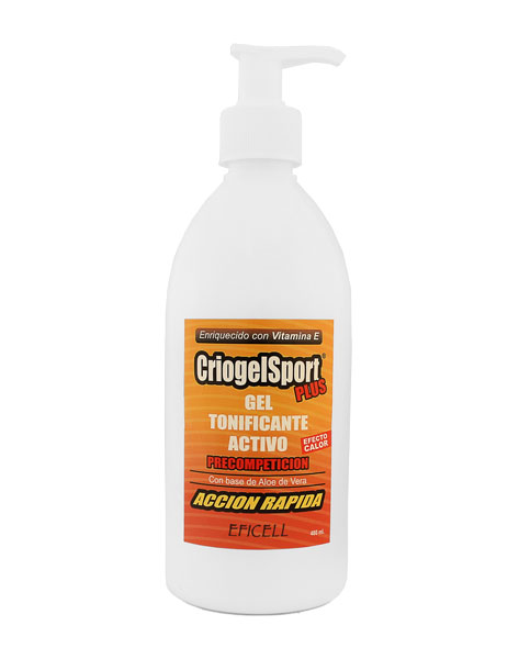 Criogel Sport Plus - Crema Calentamiento Suave 500ml EFICELL