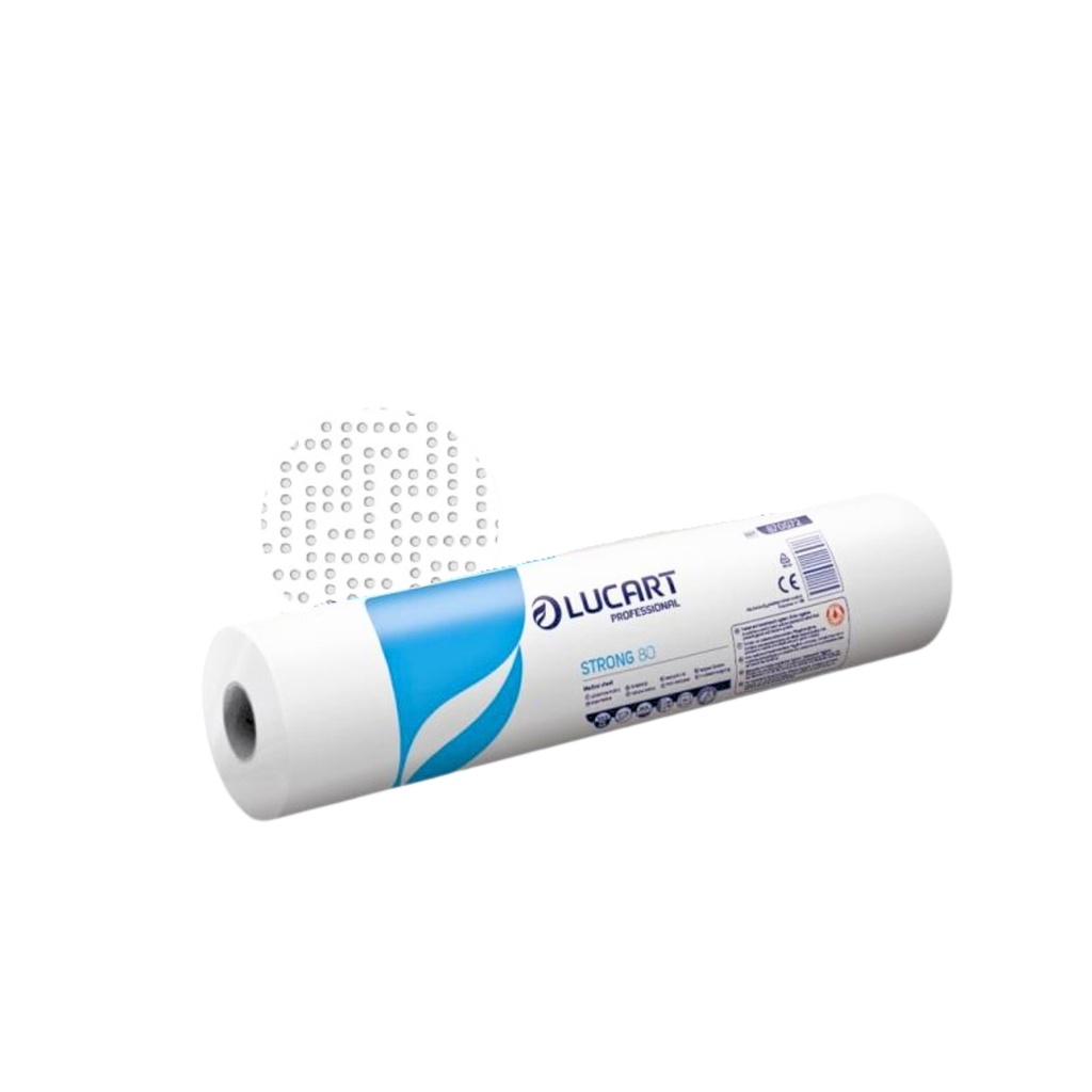 Rollo Papel De Camilla 2 Capas Precortado 60 cm x 80 metros