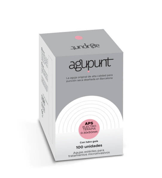 1020ET-APS ELECTROTERAPIA Con tubo guía blanca 0,30X50 (100 uds.)