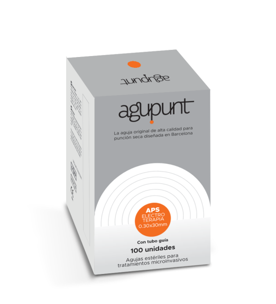 A1017ET-APS ELECTROTERAPIA Con tubo guía naranja 0,30X30 (100 uds.)