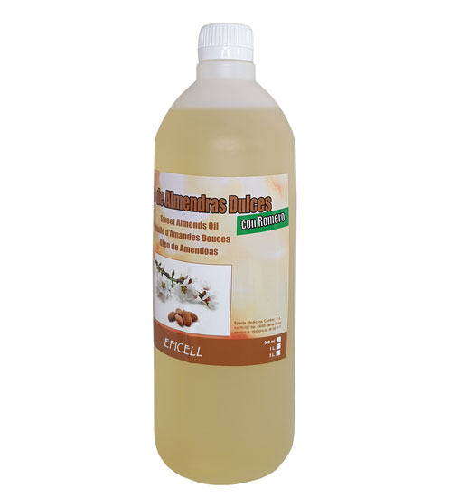 Aceite almendras dulces con ROMERO 1L EFICELL