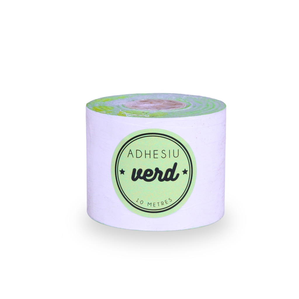 Adhesivo verde doble cara 5 cm x 10 m Trinquete