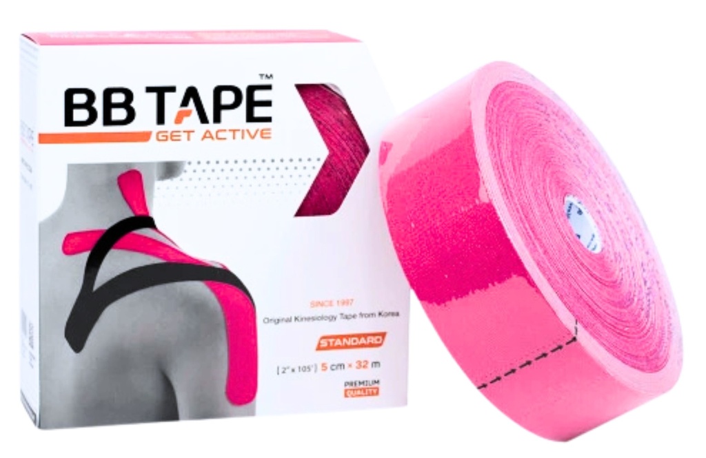 Bb-Tape 32M - Kinesiotape rosa