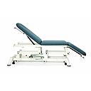 Camilla hidráulica tipo sillón de 3 secciones con portarrollos, tapón facial y ruedas escamoteables. Ancho 62 cm. MBC