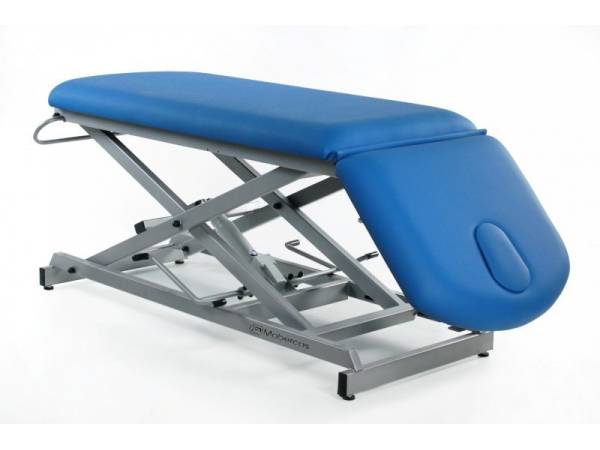 Camilla hidráulica 2 cuerpos tijera reclinable negativo con accesorios 62 MBC