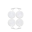 Electrodos Redondos con cable 5cm Diametro (4U.)