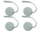 Electrodos Redondos con cable 5cm Diametro (4U.)