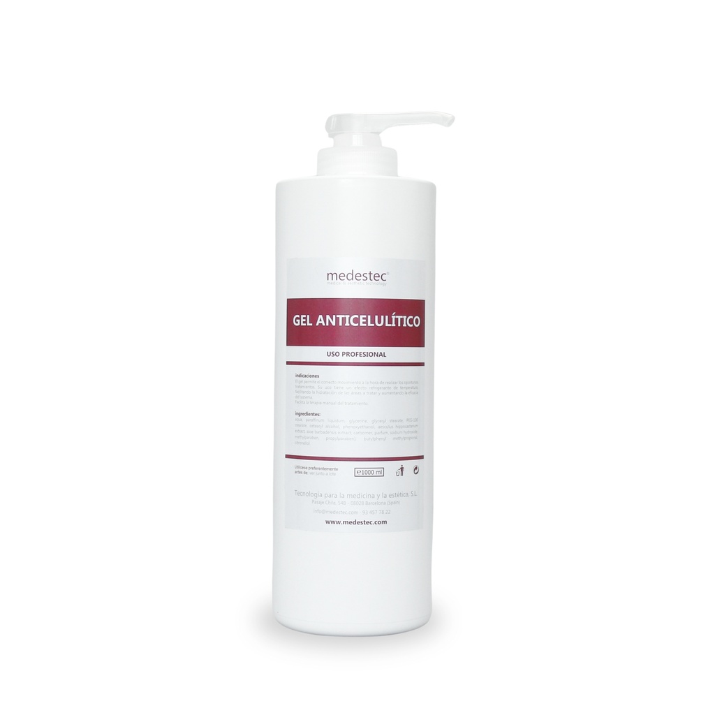 Gel anticelulítica 1 Litro Medestec