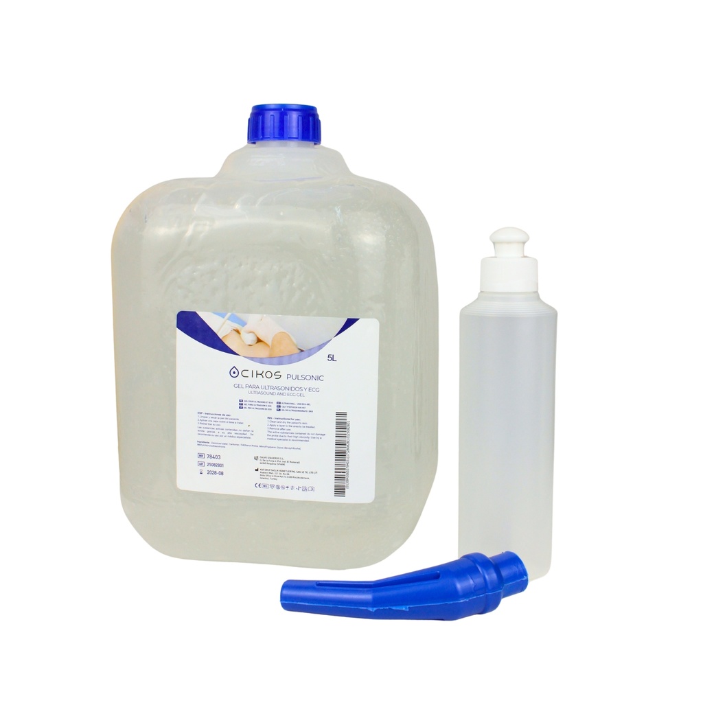 Gel conductor Ultrasonidos Transparente 5L.