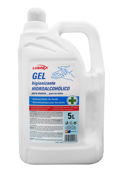 Gel hidroalcohólico 5 litros 70% 