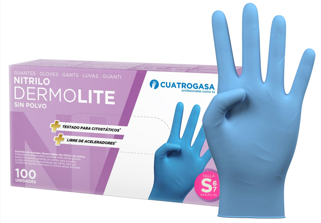 Guantes De Nitrilo TALLA S (Caja 100 uds)