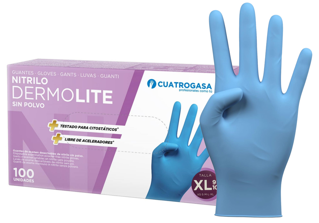 Guantes De Nitrilo TALLA XL (Caja 100 uds)