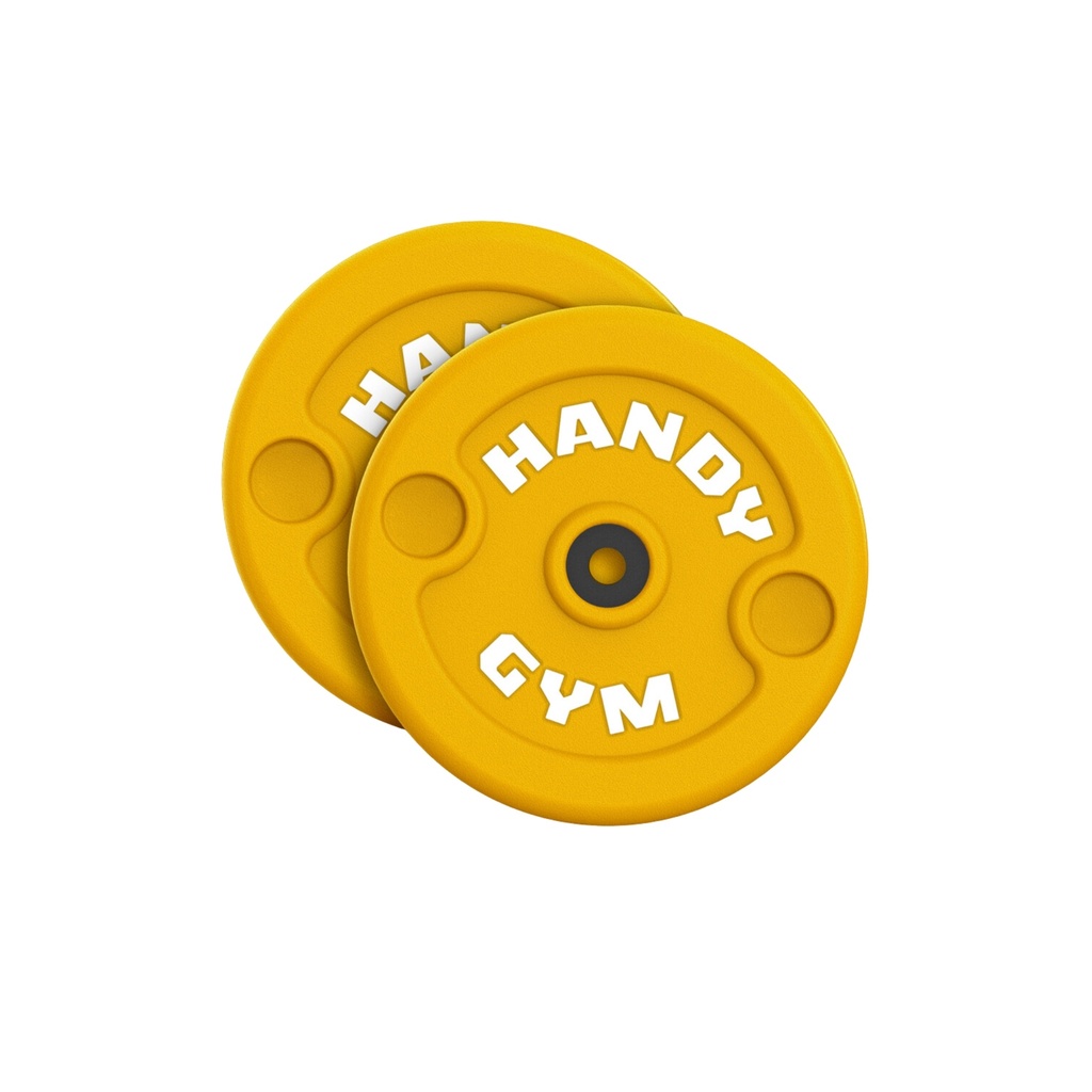 HandyGym Discos Inerciales Amarillos