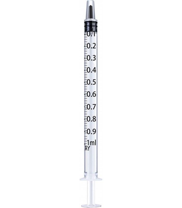Jeringas tres cuerpos 1 ml
