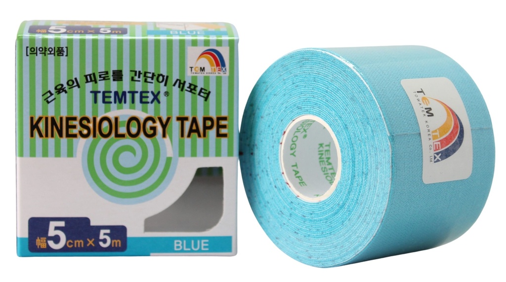 Kinesiology Tape Temtex 5X5 azul