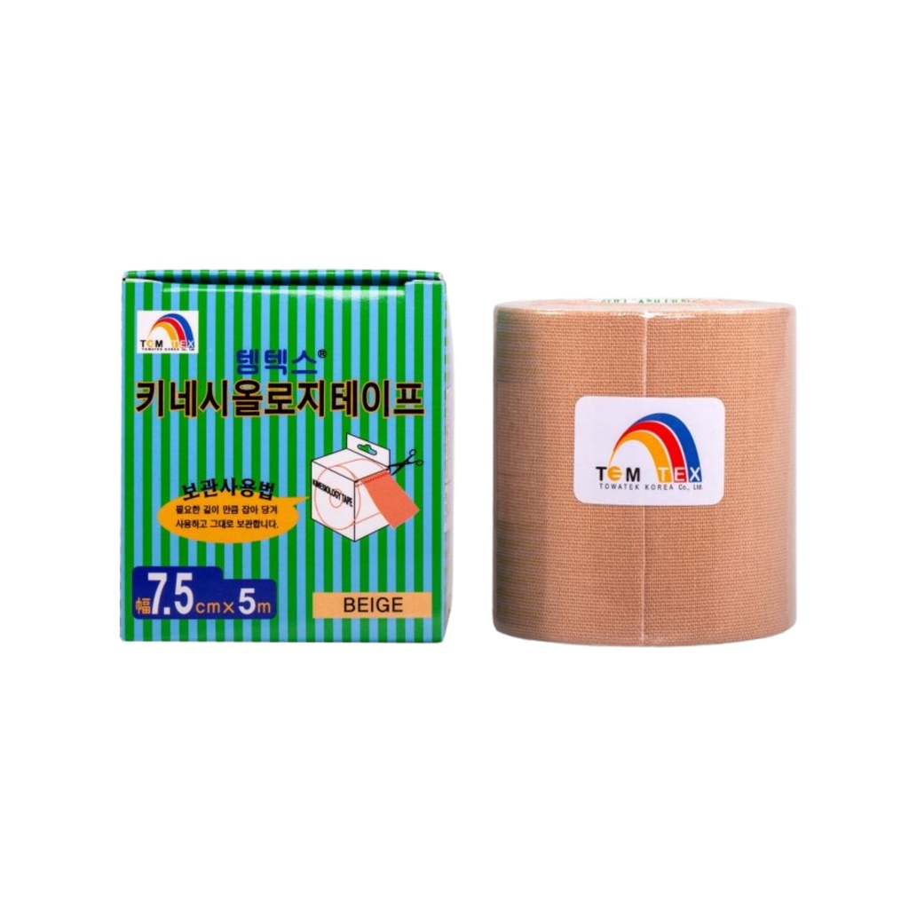 Kinesiology Tape Temtex Beige 7,5cm X 5m