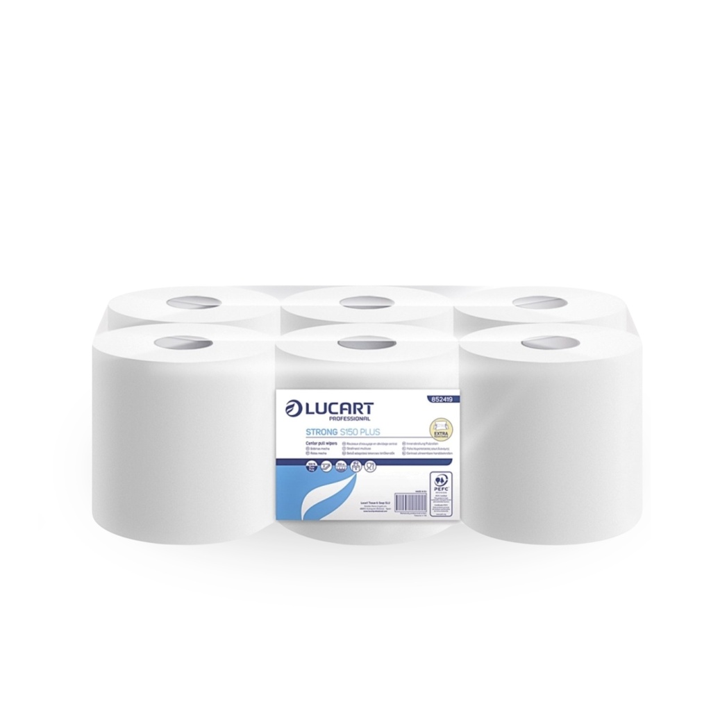 Pack 6 ud. papel secamanos 20cm x 150m