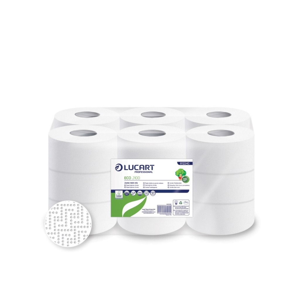 Papel higiénico industrial Pack 18 ROLLOS