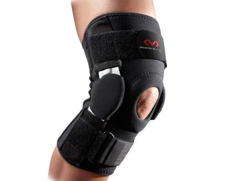 Rodillera estabalizadora rígido ligamentos Mc David 422R Talla XL  negro 