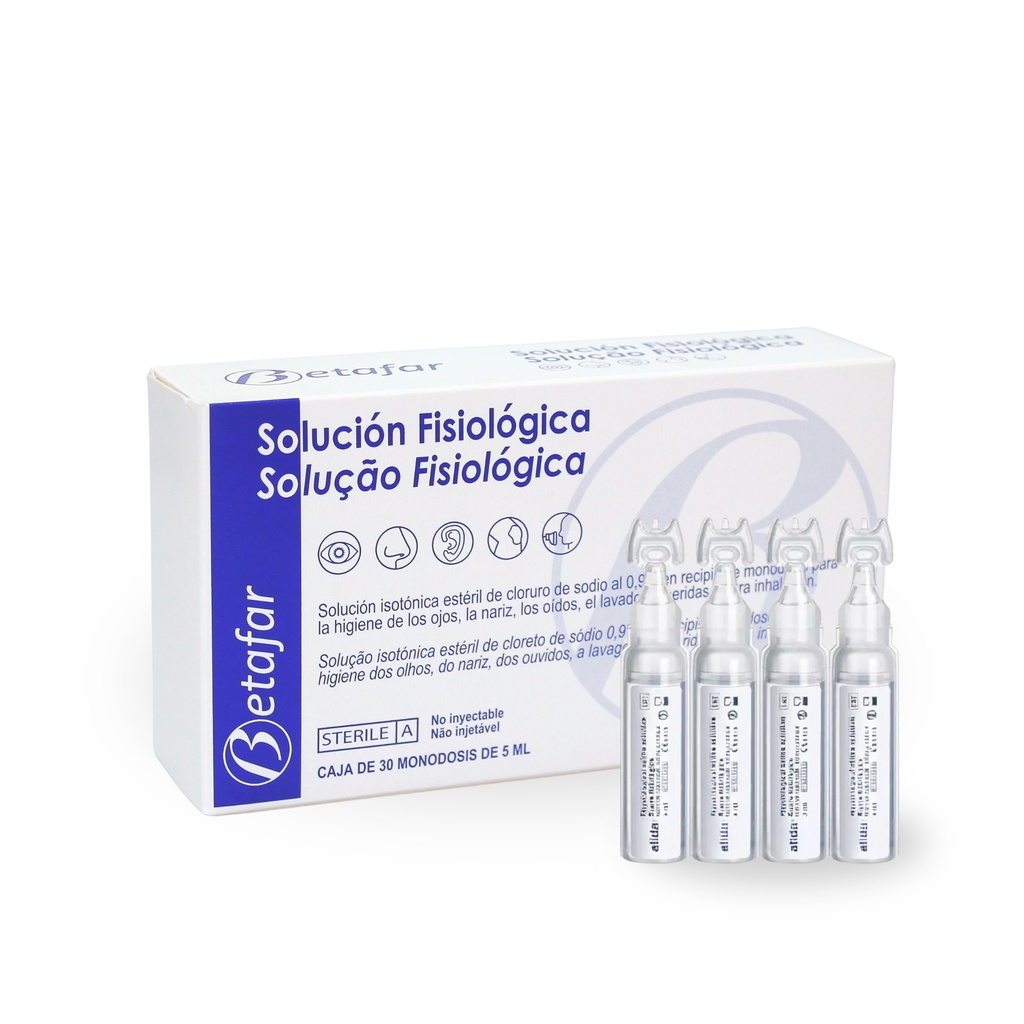 Suero Fisiológico en monodosis 30 uds