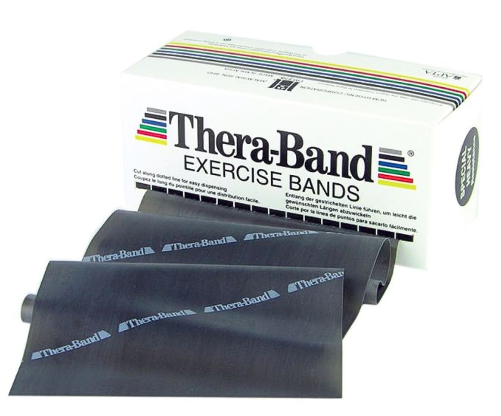 THERA-BAND 5,5 metros Negro fuerte especial
