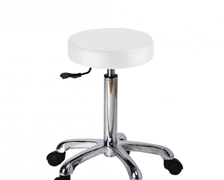 Taburete médico base cromada fast