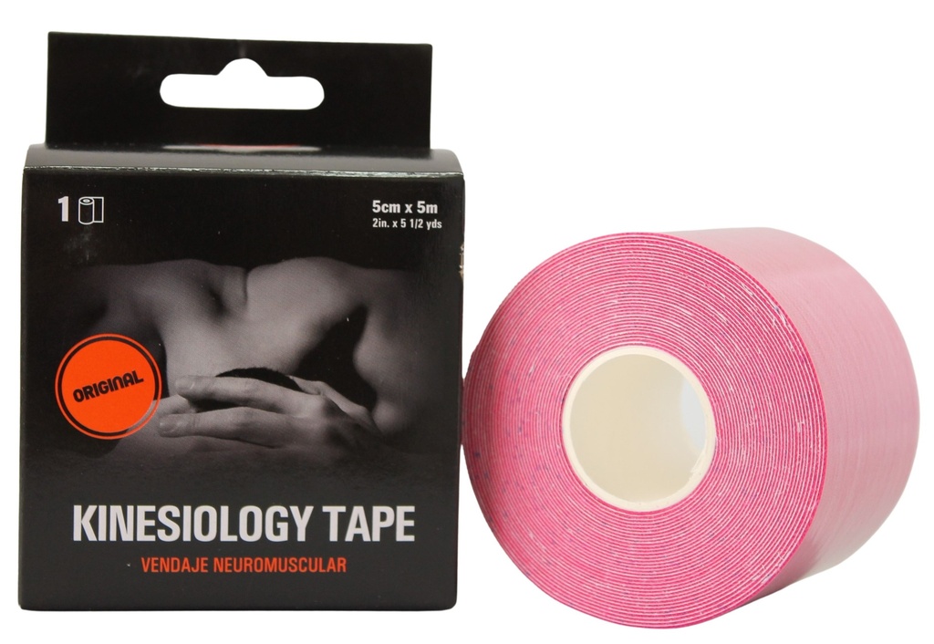 Vendaje neuromuscular 5 cm x 5 mt Rosa KCI