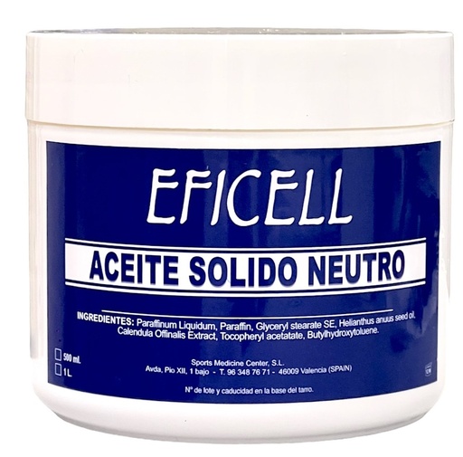 [201] Aceite Sólido Neutro 500ML EFICELL