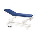 Camilla 2 cuerpos biela blanca Ecopostural  ancho 62 cm