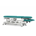 Camilla hidráulica para osteopatía de 5 secciones con respaldo reclinable en negativo ancho 70cm MBC