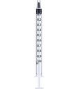 Jeringas tres cuerpos 1 ml