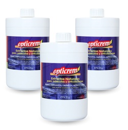 [840x3] Opticrem Pack 3ª ud 50% dto Crema Árnica 1 Litro 